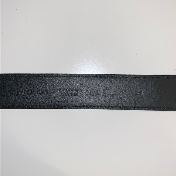 Moschino Logo Belt Size 40 (pre-loved) main image 5